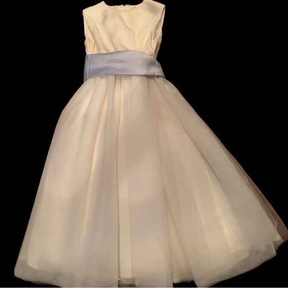 SOMETHING BLUE FLOWER GIRL DRESS SIZE 4 TODDLER - Picture 5 of 5